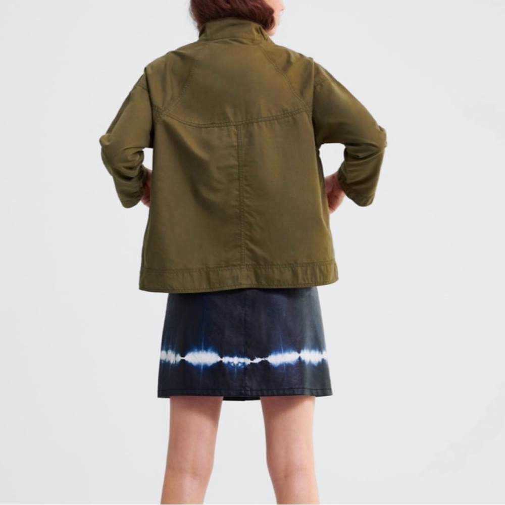 ZARA FAUX LEATHER TIE DYED MINI SKIRT ….. 379 - Picture 2 of 10